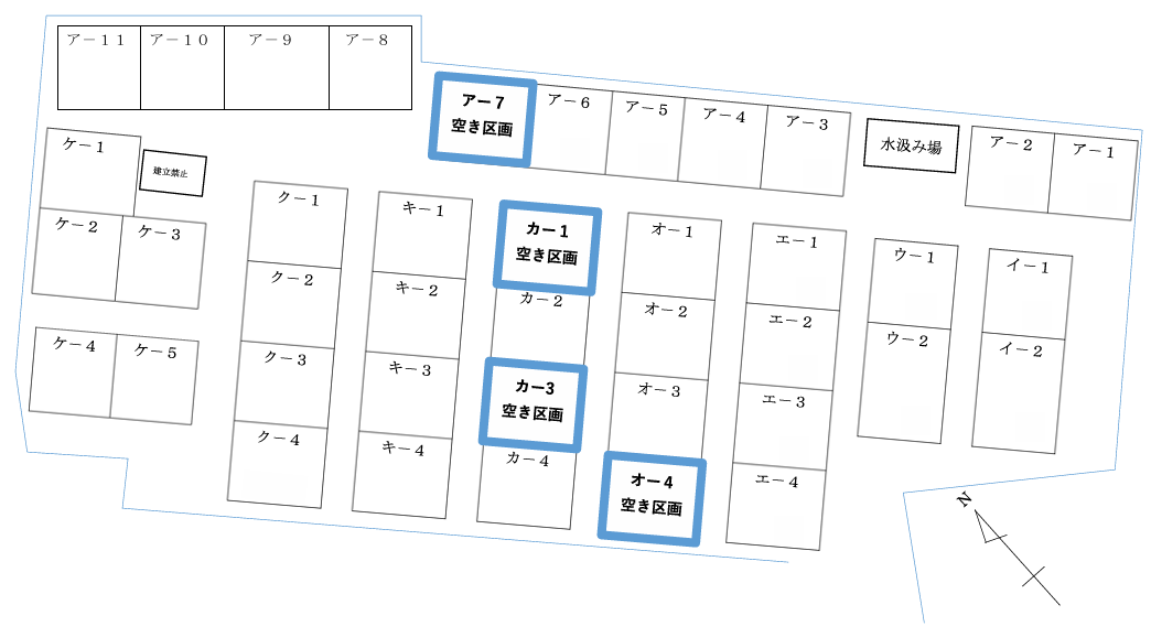 共有墓地管理区域図 R8.1.30現在