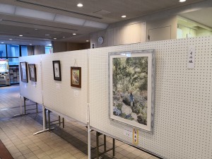 忠岡町民文化祭の一般作品展会場のその他のブースで議長賞となった作品の写真