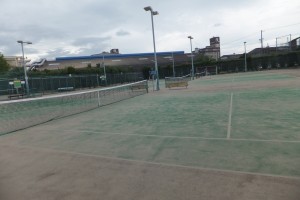 テニスコートの写真