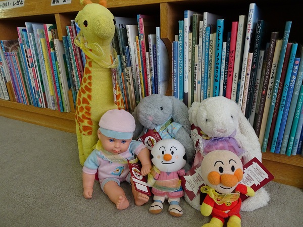 ぬいぐるみおとまり会の様子